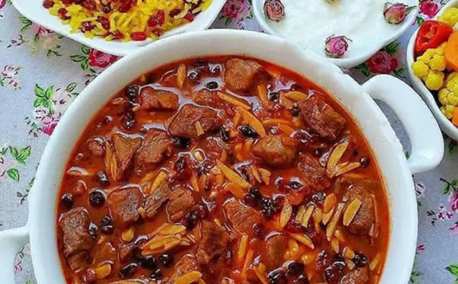 Persian Silvered Almond Stew